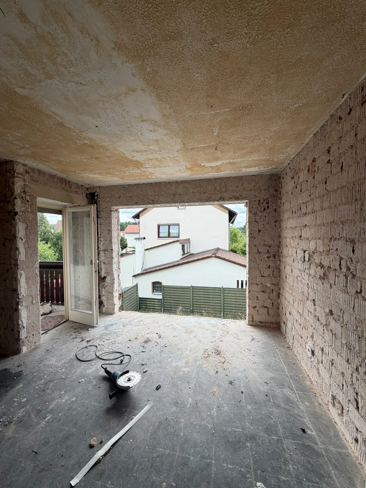Freigelegte Bausubstanz