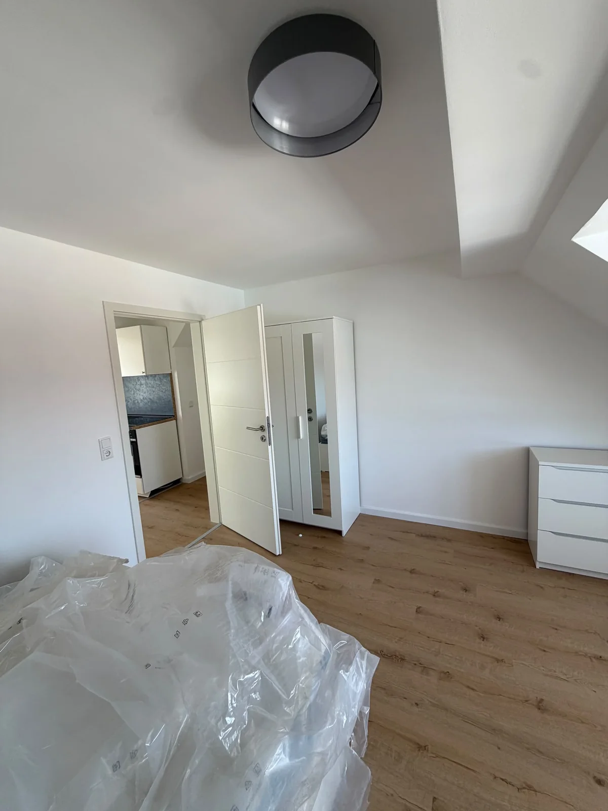 Wohnraum nach der Renovierung